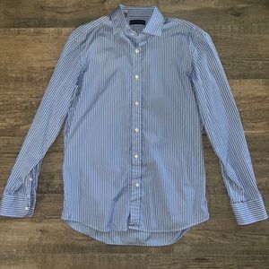 Blue and White Striped Polo Ralph Lauren